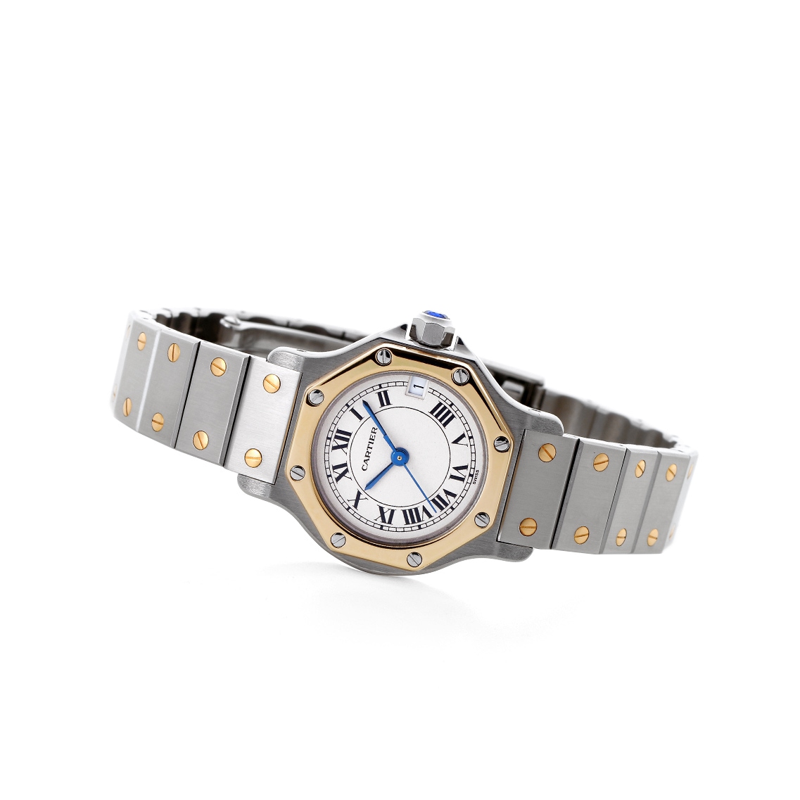 【ジャンク品】腕時計 Cartier サントスオクタゴン CARTIER【1980年代】サントス オクタゴン SM Ref.W2001683