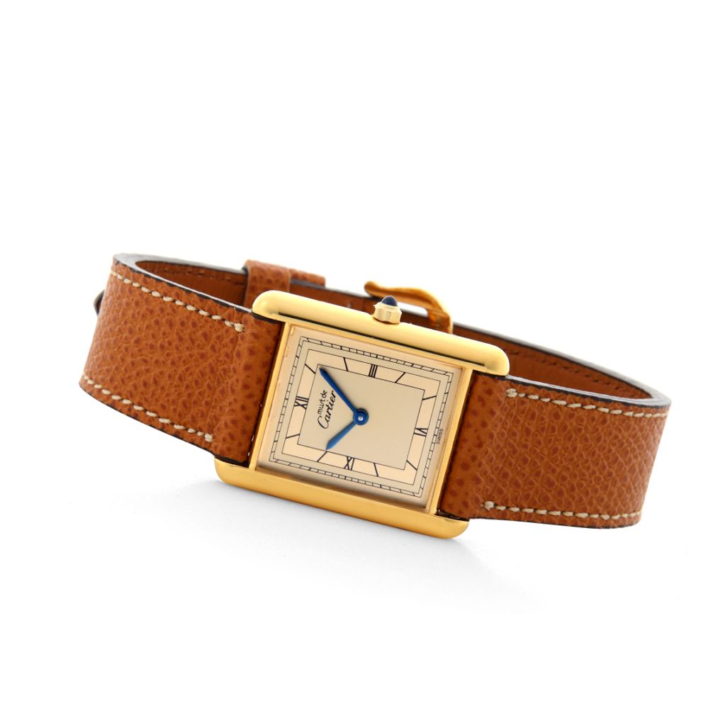 CARTIER マストコリゼ クォーツ ゴールド 腕時計 ヴィンテージ 不動 Cartier - 【極美品】カルティエ マストコリゼ ゴールド