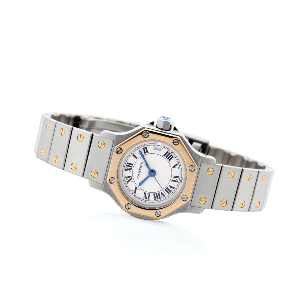 Cartier 腕時計 サントス 新品)CARTIER カルティエ サントス ドゥ カルティエ ウォッチ MM