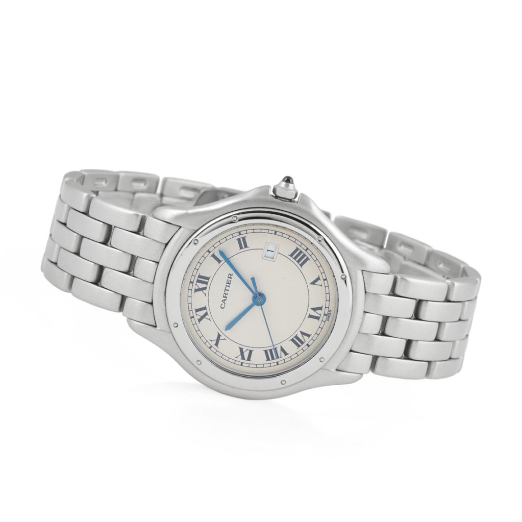 カルティエ Cartier パンテール クーガー W35002F5 Cartier Panthère  クォーツ 腕時計 レディース 白 Cartier - カルティエ Cartier パンテール クーガー W35002F5 Cartier