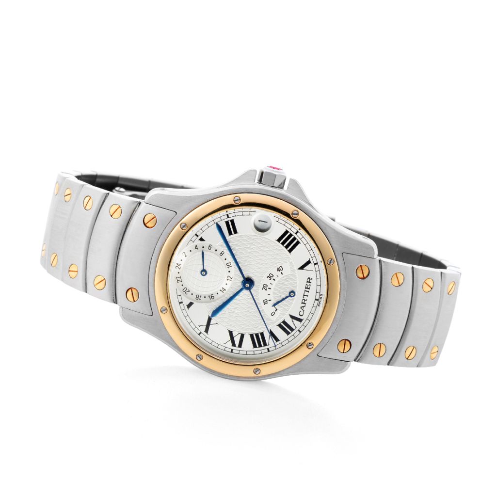 カルティエ CARTIER 84038288 サントスラウンドSM クォーツ レディース _940129 サントスラウンド/ カルティエ 時計 レディース / TIME GRACE GINZA