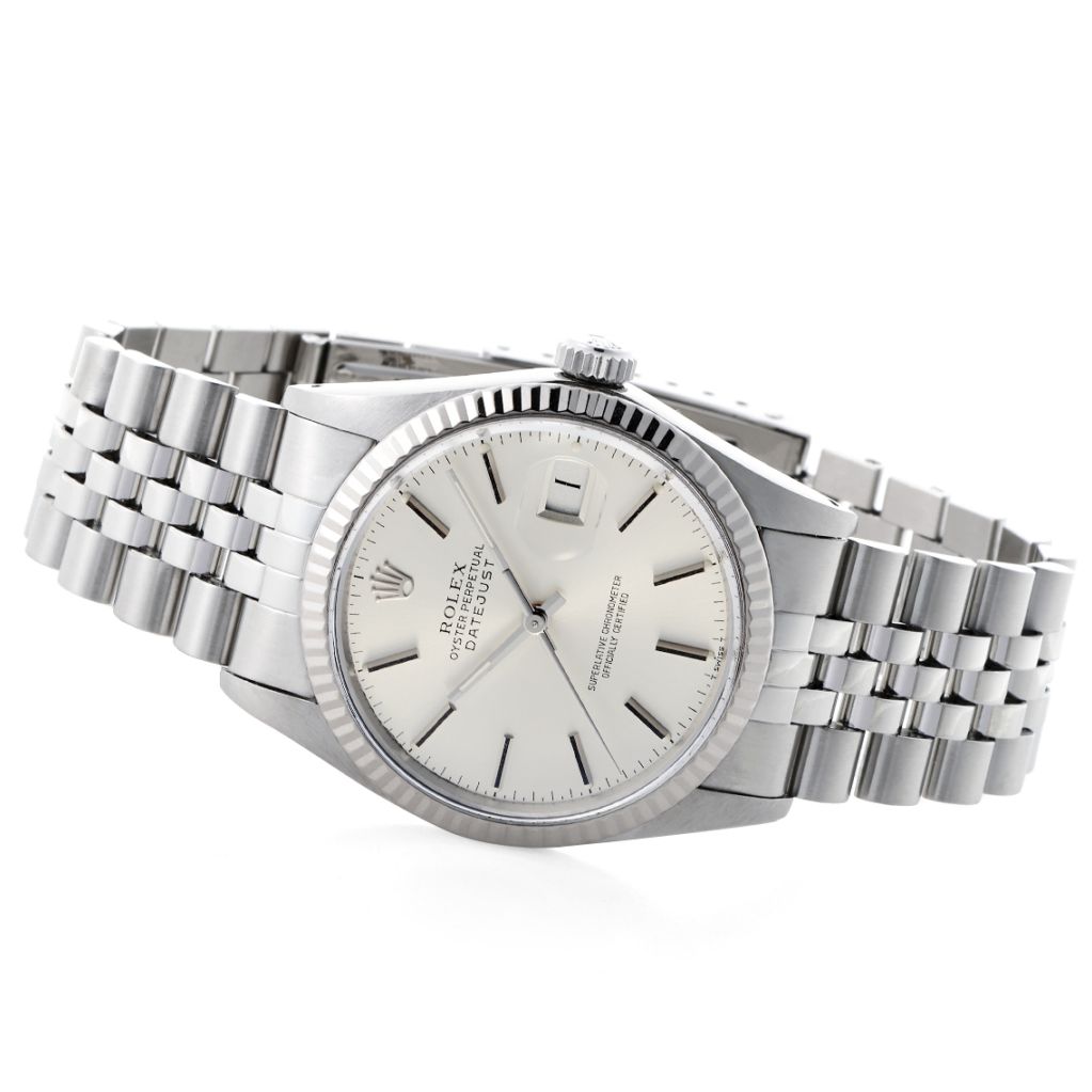 ロレックス オイスターパーペチュアルデイト レディース時計 ジュビリー Oyster Perpetual Date 69190(R) SS レディース時計 シルバー 仕上げ済 1988年 美品 【中古】 ROLEX【1993-94年製】オイスター パーペチュアル デイト Ref.69190