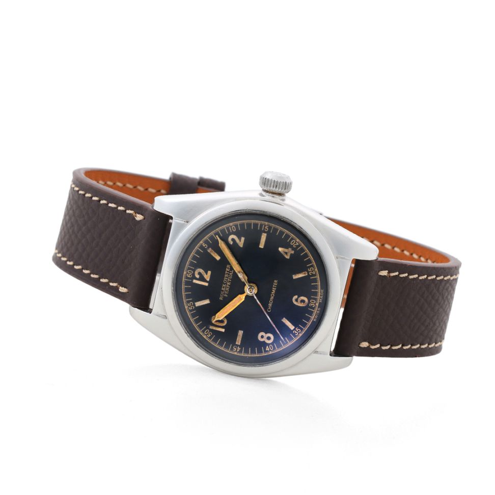 1950年代 ビンテージ　クラシックカー (外箱付) ROLEX【1949年製】オイスター パーペチュアル バブルバック Ref.5050