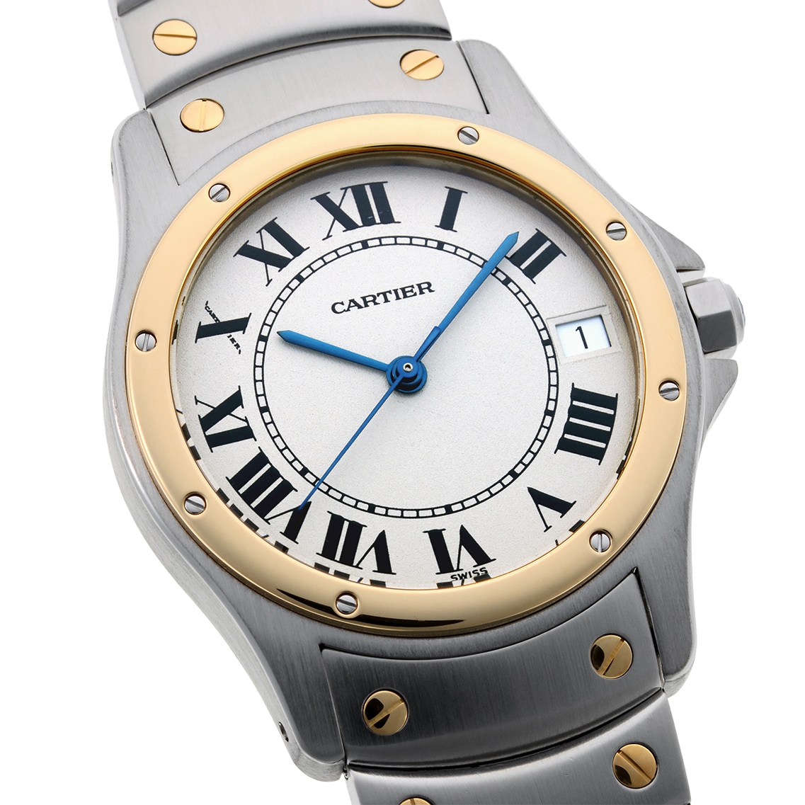 Cartier アナログ時計 ブラウンレザー 石川マネージャー(*^-^*) 新色のスモーキーブラウンを颯爽と