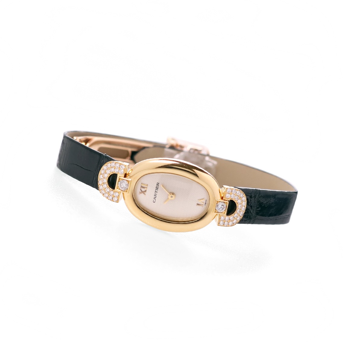 CARTIER【1990年代】ミニ ベニュワール アールデコモチーフ