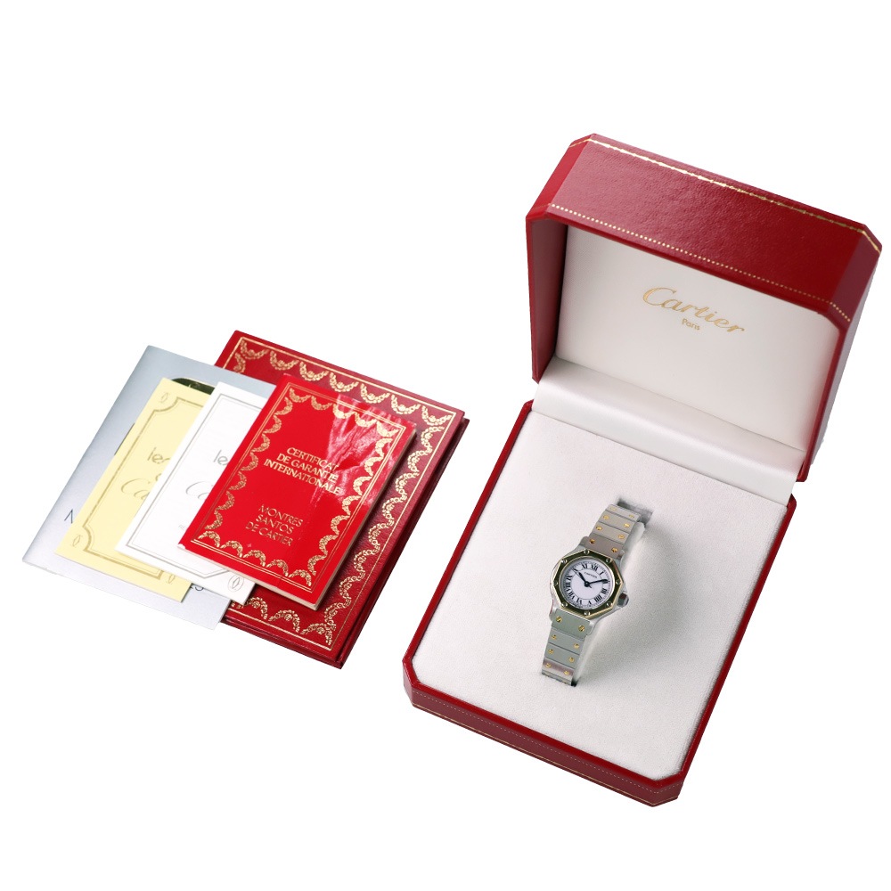 【ジャンク品】腕時計 Cartier サントスオクタゴン CARTIER カルティエ サントス オクタゴン 腕時計 ステンレス