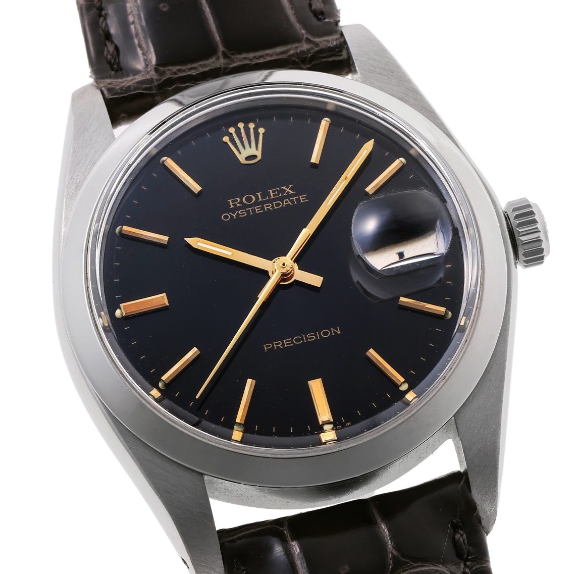 ROLEX オイスターデイト 6694 プレシジョン　ヴィンテージ　レア ROLEX【1974年製 】オイスターデイト プレシジョン Ref.6694