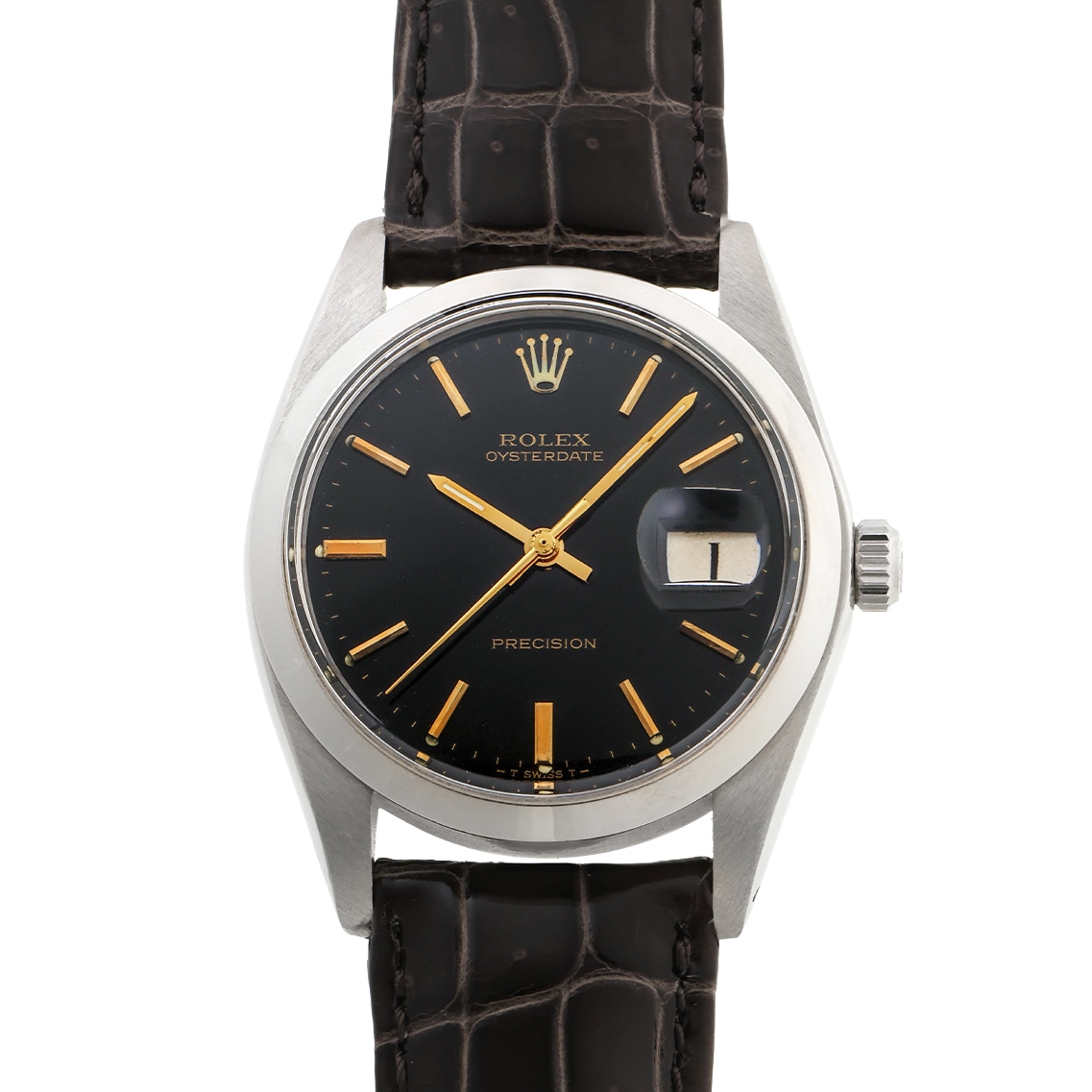 ROLEX オイスターデイト 6694 プレシジョン　ヴィンテージ　レア ROLEX【1974年製 】オイスターデイト プレシジョン Ref.6694