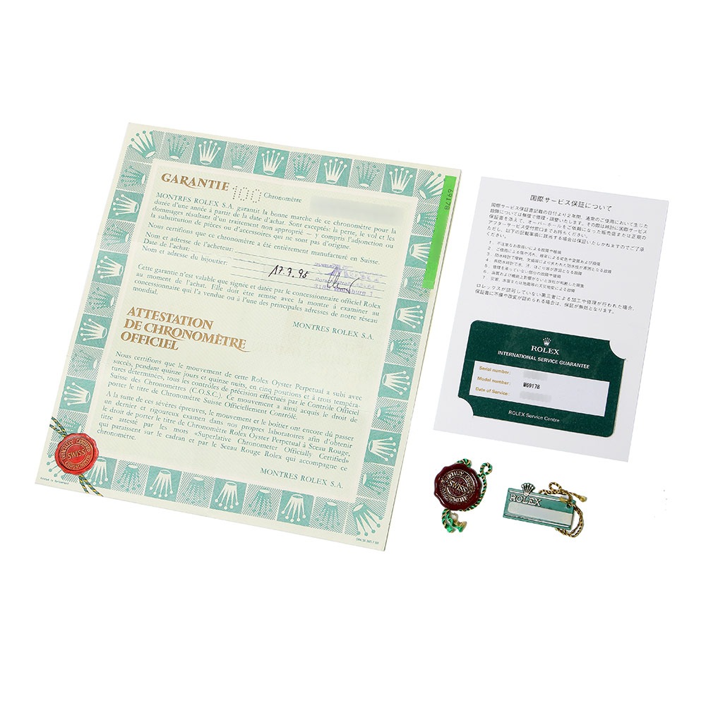 ROLEX【1988-90年製】オイスター パーペチュアル デイトジャスト Ref