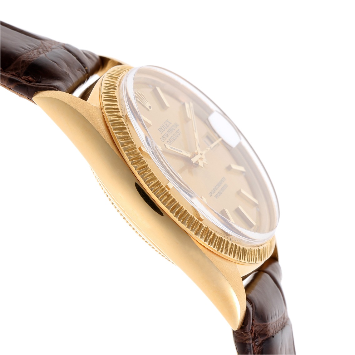 【1969年製】オイスターパーペチュアル デイトジャスト バークベゼル Ref.1607