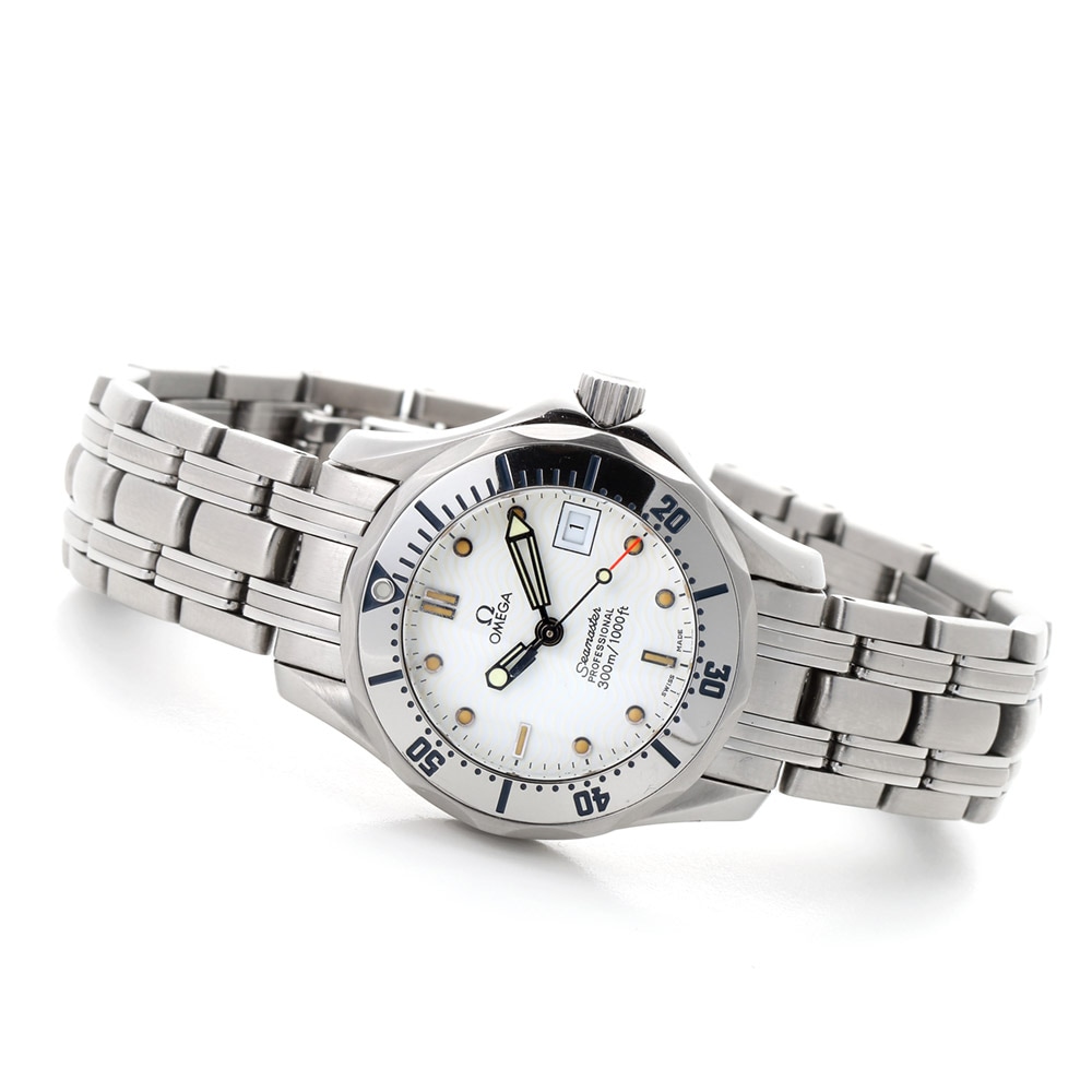 オメガ OMEGA 2582.20 シーマスター300 デイト クォーツ レディース _917268 OMEGA（オメガ） シーマスター プロフェッショナル デイト 300m SS