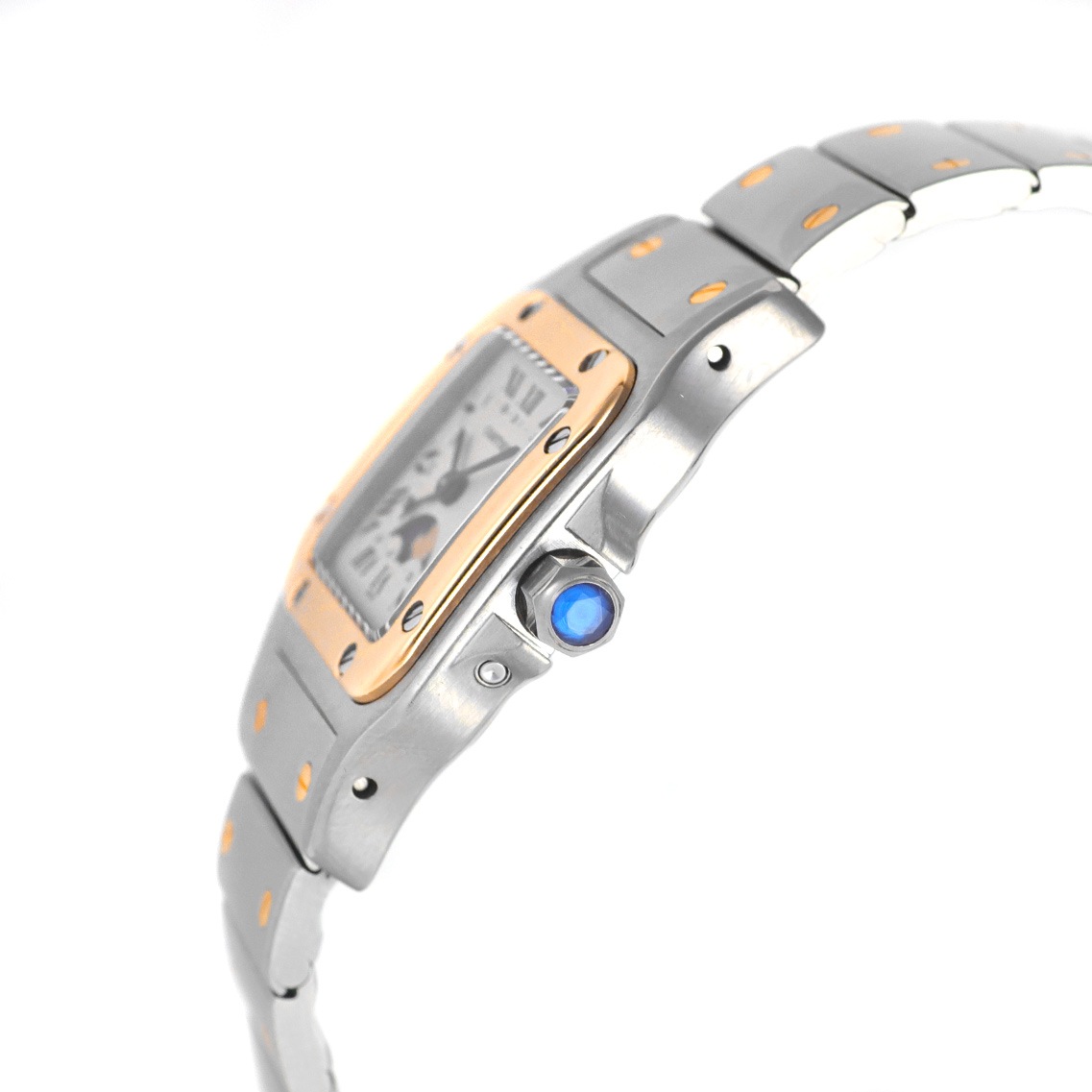CARTIER SM Santos Galbee Moonphase Ref.119902 – TIMEANAGRAM