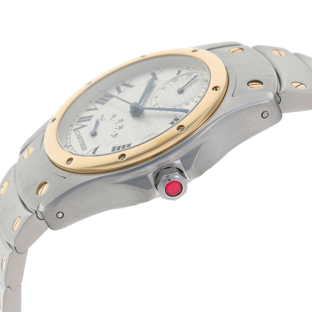 CARTIER【1997年製】サントス ラウンド GMT 150周年記念 Ref.W20038R3