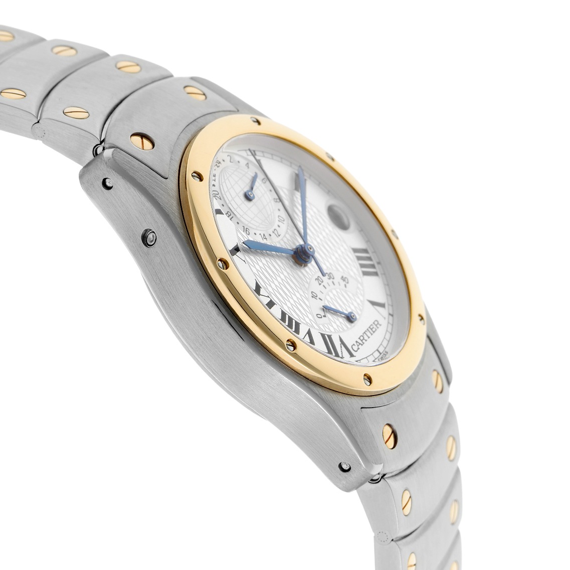 【1990年代】サントスラウンド GMT パワーリザーブ 150周年 Ref.W20038R3
