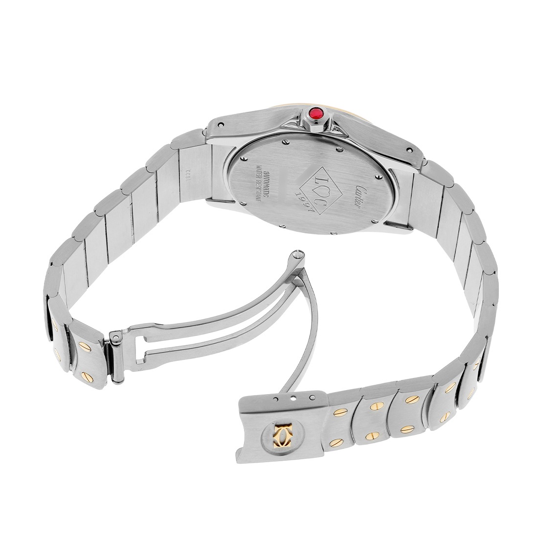 【1990年代】サントスラウンド GMT パワーリザーブ 150周年 Ref.W20038R3
