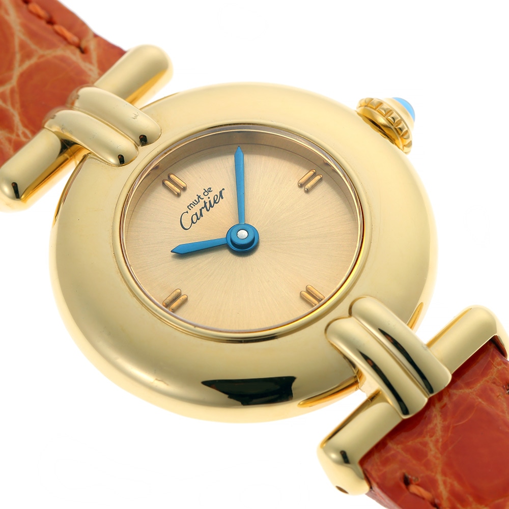 CARTIER マストコリゼ クォーツ ゴールド 腕時計 ヴィンテージ 不動 CARTIER【1980年代】マストコリゼ|ヴィンテージウォッチ専門店
