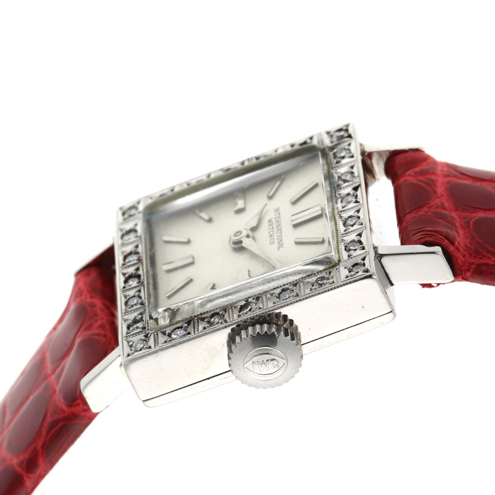 ヴィンテージアメリカン＆ヨーロピアン時計価格ガイド IWC【1960年製】スクエア ダイヤモンドベゼル|ヴィンテージウォッチ