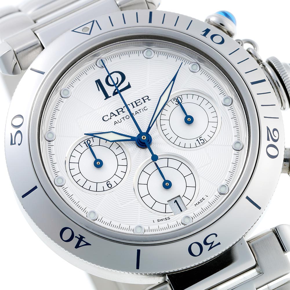 パシャ クロノグラフ 38mm Ref.W31030H3 メンズ 腕時計