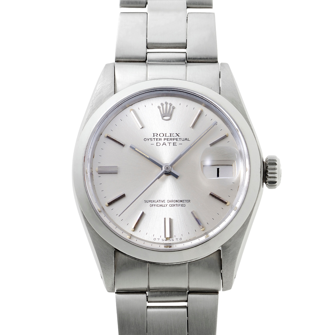 明日まで ROLEXロレックス オイスターパーペチュアルデイト Ref.1500 ROLEX【1973-74年製】オイスター パーペチュアル デイト Ref.1500