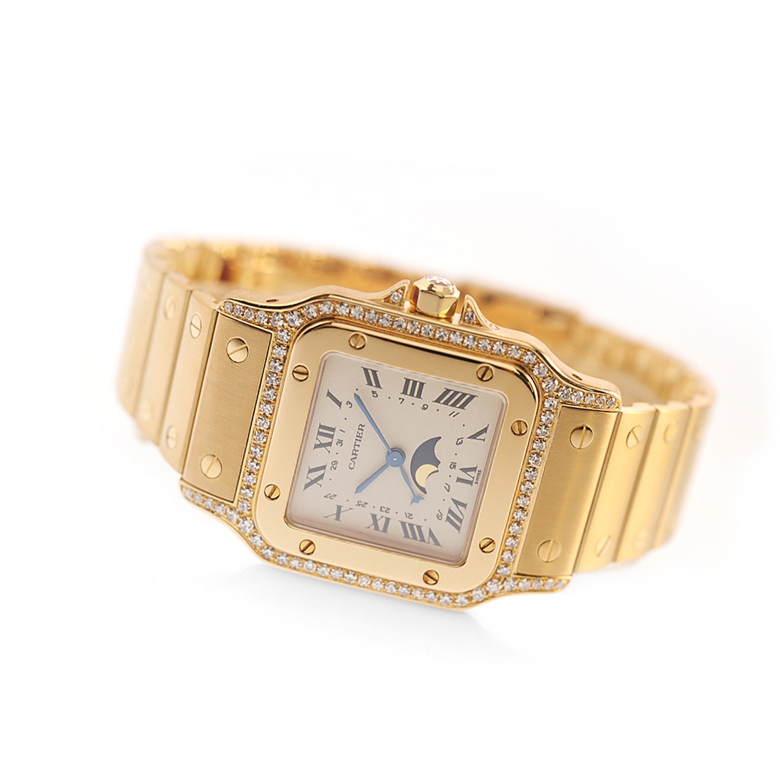 CARTIER【1990年代】サントス ガルベ LM ムーンフェイズ Ref.WM3002C5