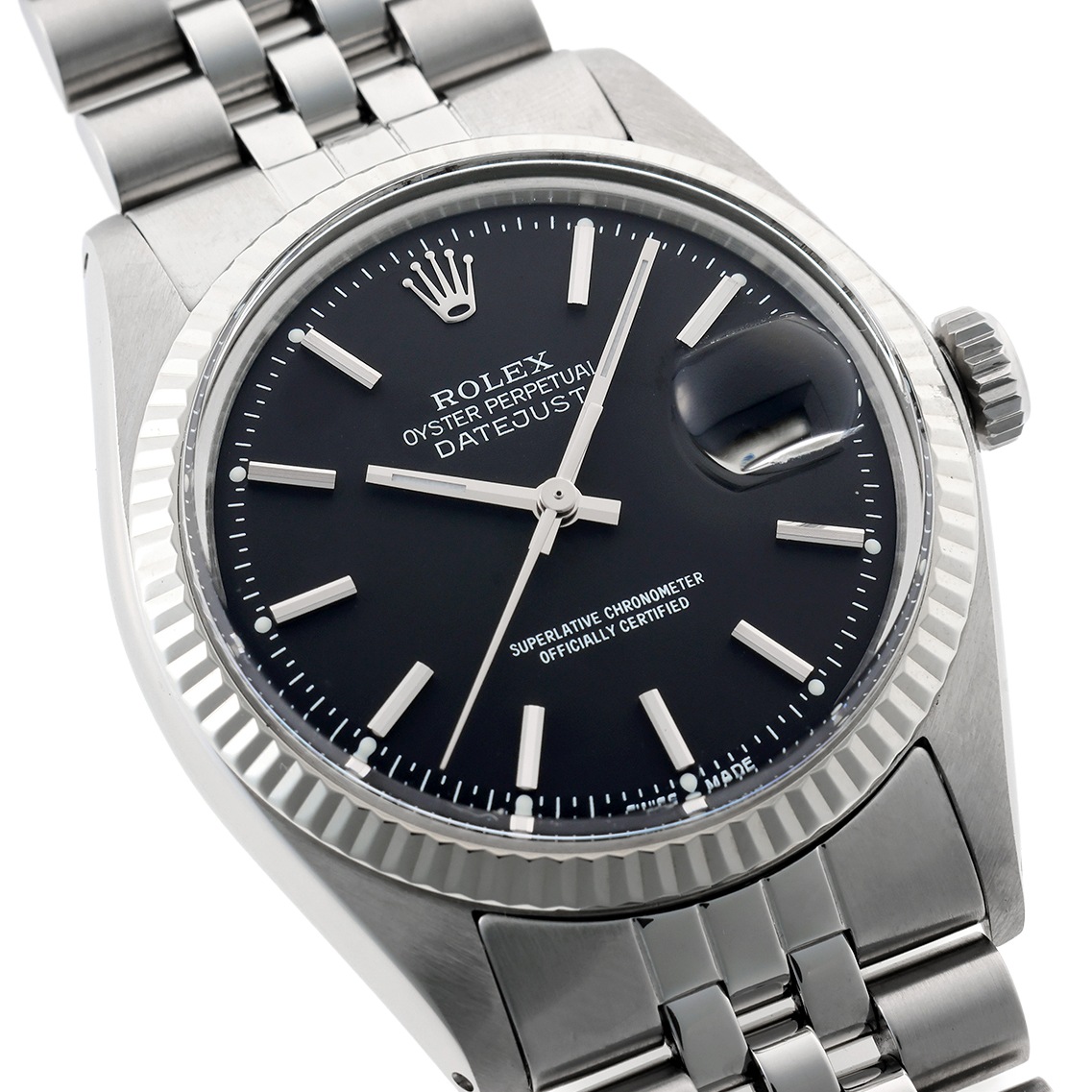 ロレックス Ref.1601オイスターパーペチュアル デイトジャスト箱付 訳あり ROLEX【1975年製】オイスター パーペチュアル デイトジャスト Ref.1601