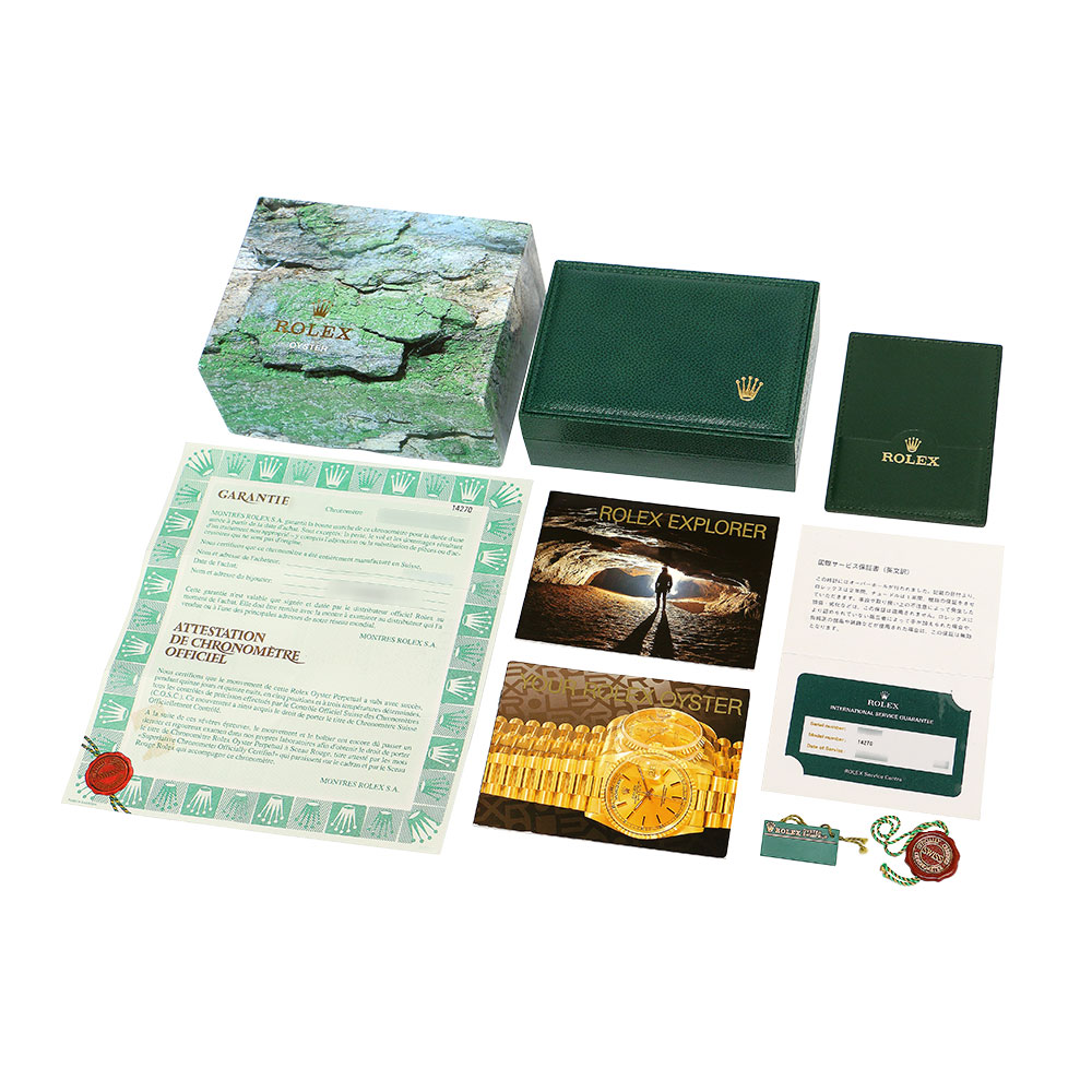 ゆきのオーダーページ ROLEX【1998年製】オイスター パーペチュアル エクスプローラーⅠ Ref