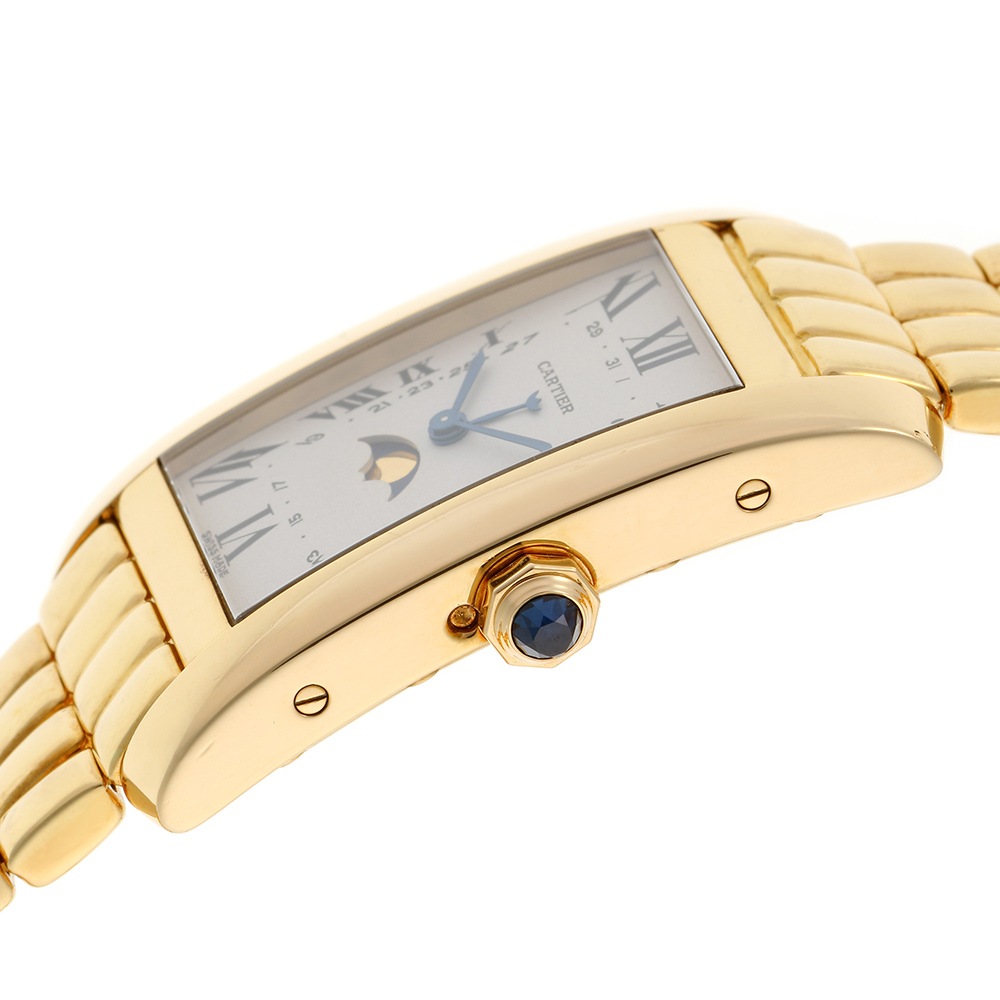 CARTIER【1980年代】タンクアメリカン ムーンフェイズ Ref