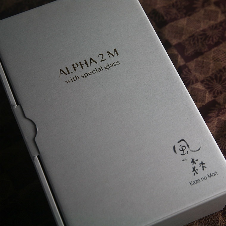 風の森 ALPHA 2M 真中採り リーデル社製 25周年記念グラスセット