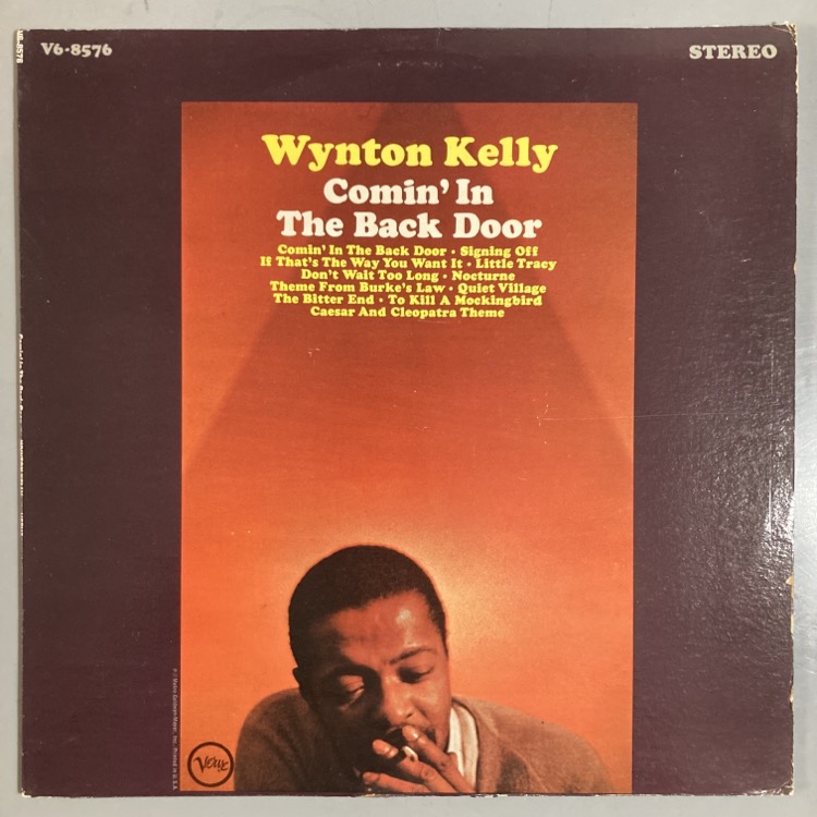 WYNTON KELLY / COMIN’ IN THE BACK DOOR JAZZ 京都市河原町五条のレコード屋Hachi
