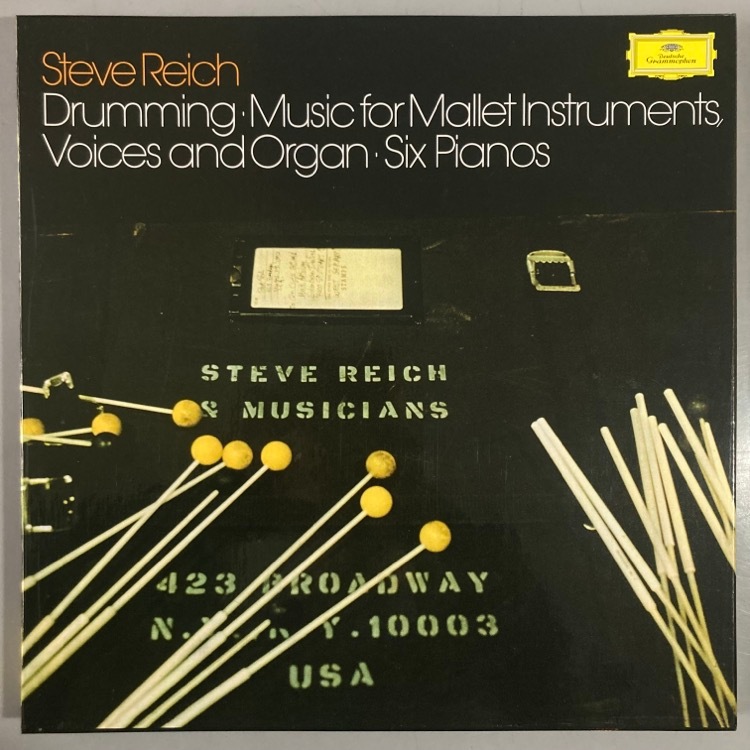 STEVE REICH / DRUMMING / SIX PIANOS / MUSIC FOR MALLET INSTRUMENTS, VOICES AND ORGANSALEʡ