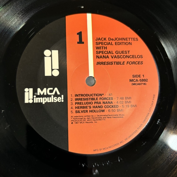 JACK DEJOHNETTE / IRRESISTIBLE FORCES【SALE価格】 | JAZZ | 京都市