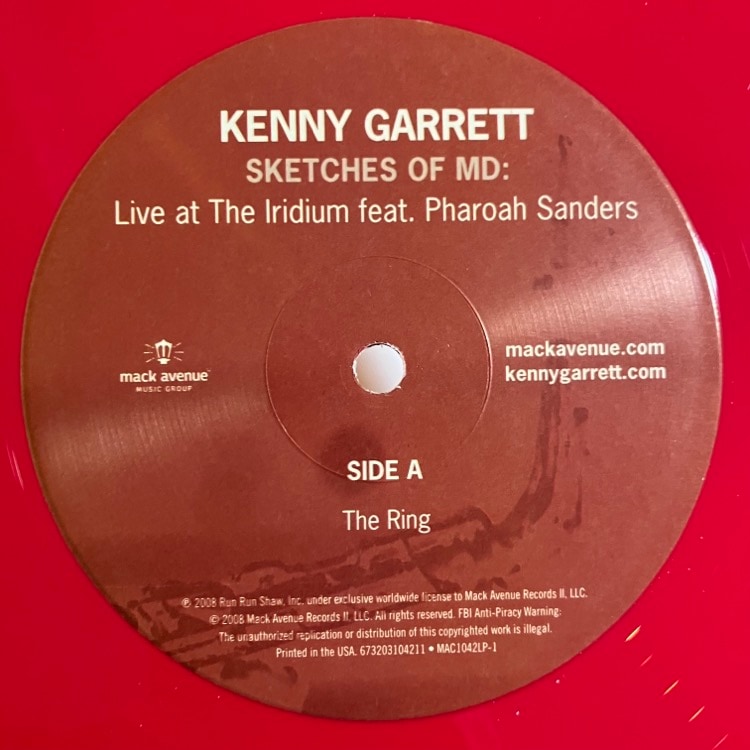 ◎新品 KENNY GARRETT SKETCHES OF MD レコード2枚組 KENNY GARRETT / SKETCHES OF MD - LIVE AT THE IRIDIUM | JAZZ
