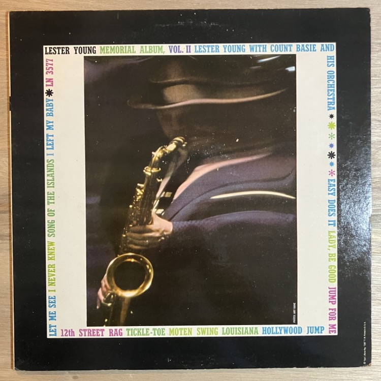 LESTER YOUNG / MEMORIAL ALBUM VOL.II