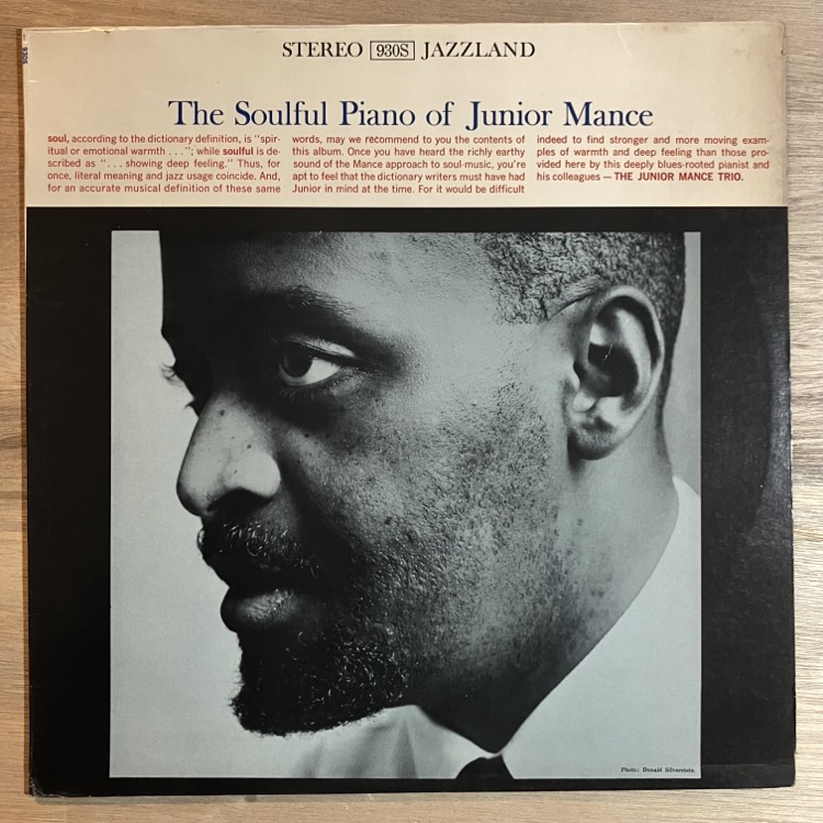 JUNIOR MANCE / THE SOULFUL PIANO