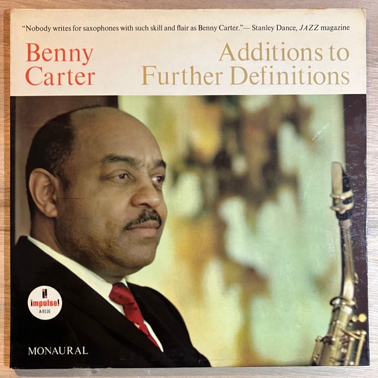 BENNY CARTER / ADDITIONS TO FURTHER DEFINITIONS