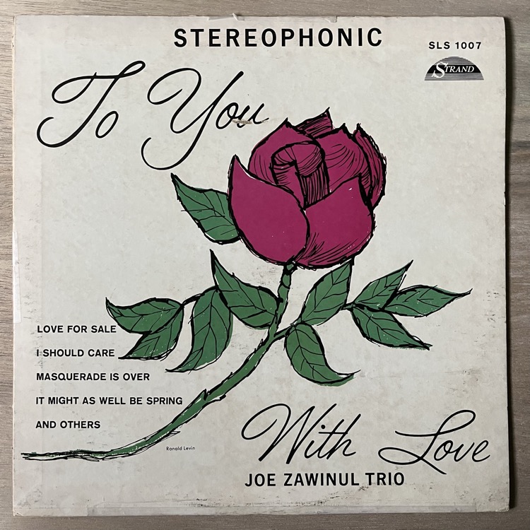 JOE ZAWINUL / TO YOU WITH LOVE