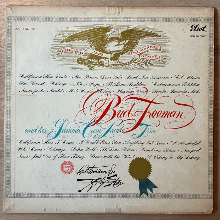 BUD FREEMAN / AND HIS SUMMA CUM LAUDE TRIO