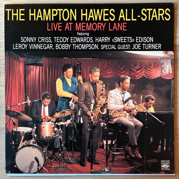 HAMPTON HAWES / LIVE AT MEMORY LANE