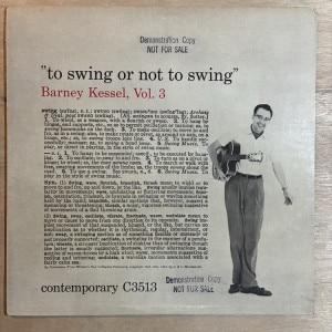 BARNEY KESSEL / TO SWING OR NOT TO SWING