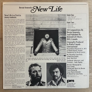 BERNIE SENENSKY / NEW LIFE