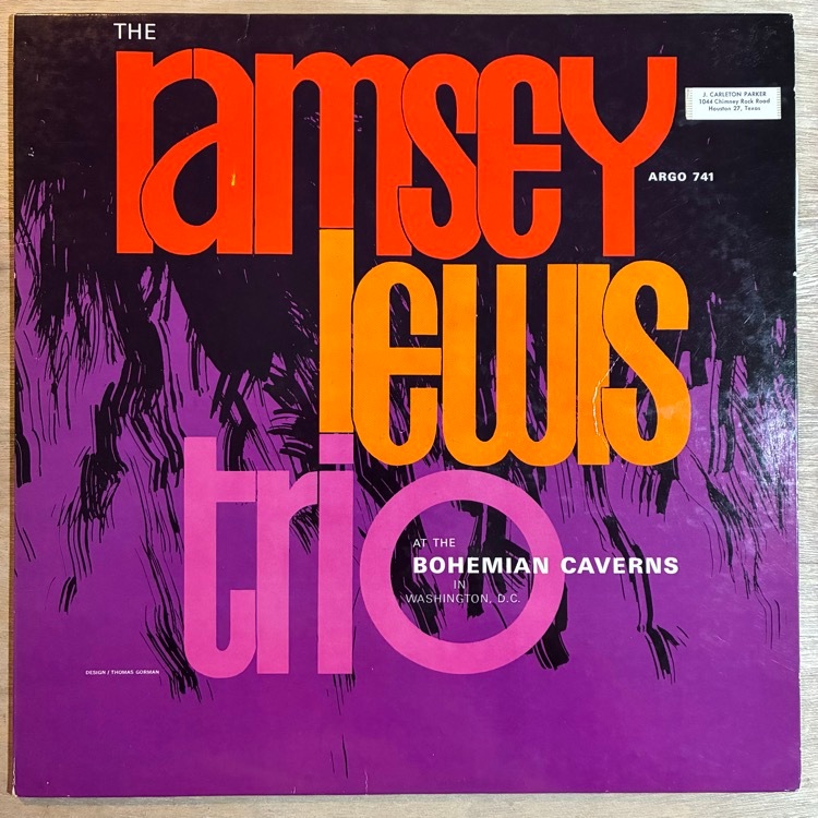 RAMSEY LEWIS / AT THE BOHEMIAN CAVERNS