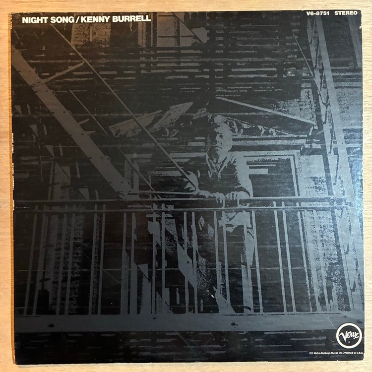 KENNY BURRELL / NIGHT SONG
