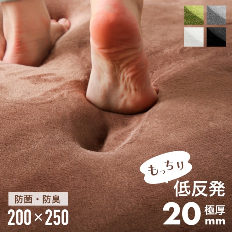 【統合のため非公開】低反発マイクロファイバーラグ 200×250