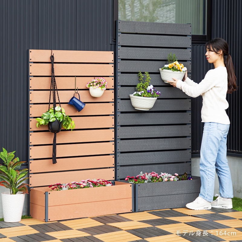 ウッドフェンス 90cm　ロータイプ、ハイタイプ