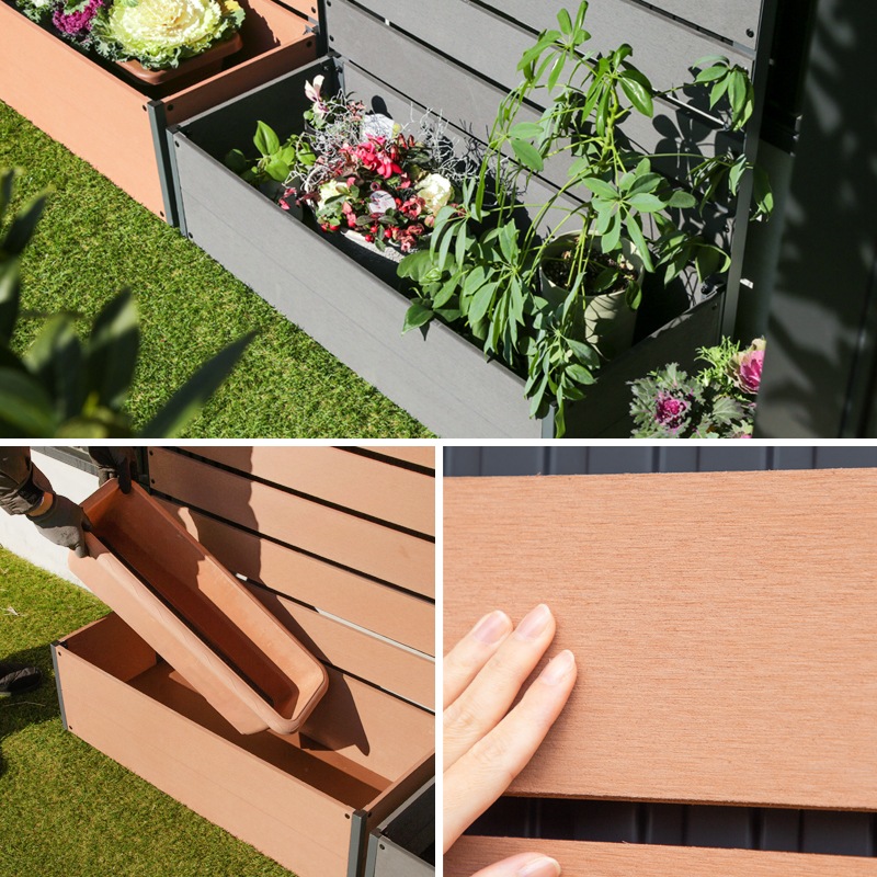 ウッドフェンス 90cm　ロータイプ、ハイタイプ