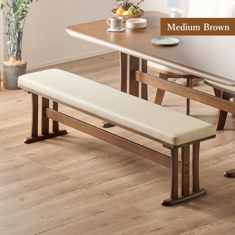 レトロベンチ　PVC　定価40000円 PVCレザー座面 グランデ 170cm ダイニングベンチ | すべての商品