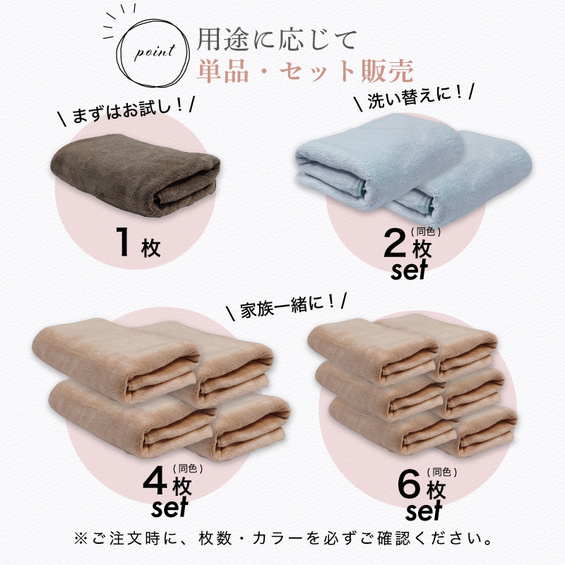ロスカ マイクロファイバー バスタオル