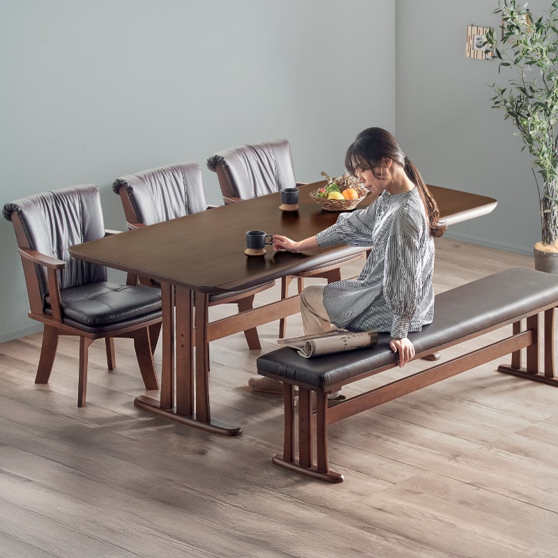 無垢材 グランデ 190cm ダイニングテーブル 6人用 | すべての商品