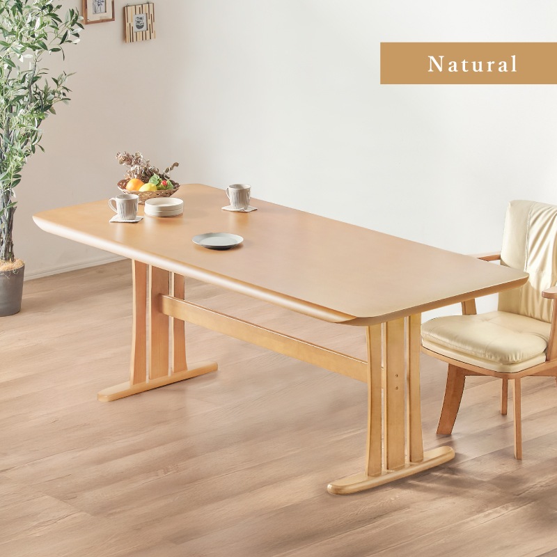 無垢材 グランデ 190cm ダイニングテーブル 6人用
