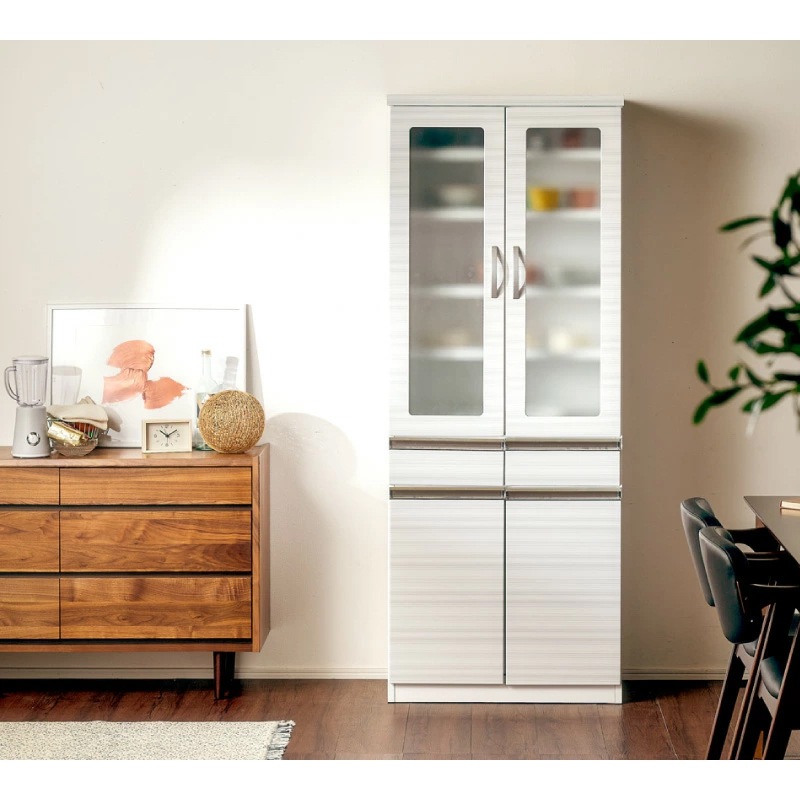 ダイニングボード　食器棚 タフィー 70ダイニングボード 食器棚 スリム ハイタイプ キッチン収納